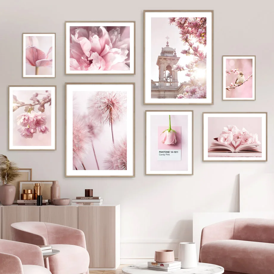 Smart Garden In Home - Wiosna Różowa Róża Piwonia Sakura Mniszek
